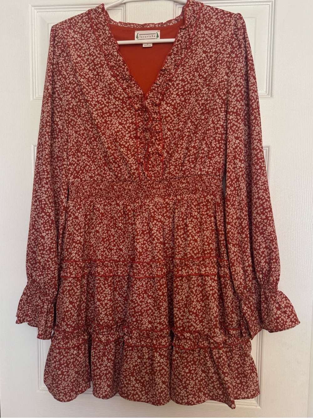 Floral Mini Dress with sinched waist